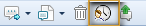 Changelog button in the comment toolbar