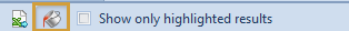 Conditional formatting button in the toolbar