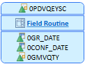 Mapping of the Rule Type Field Routine in the Data Flow