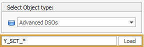 Filter for technical name beneath the Object type selection